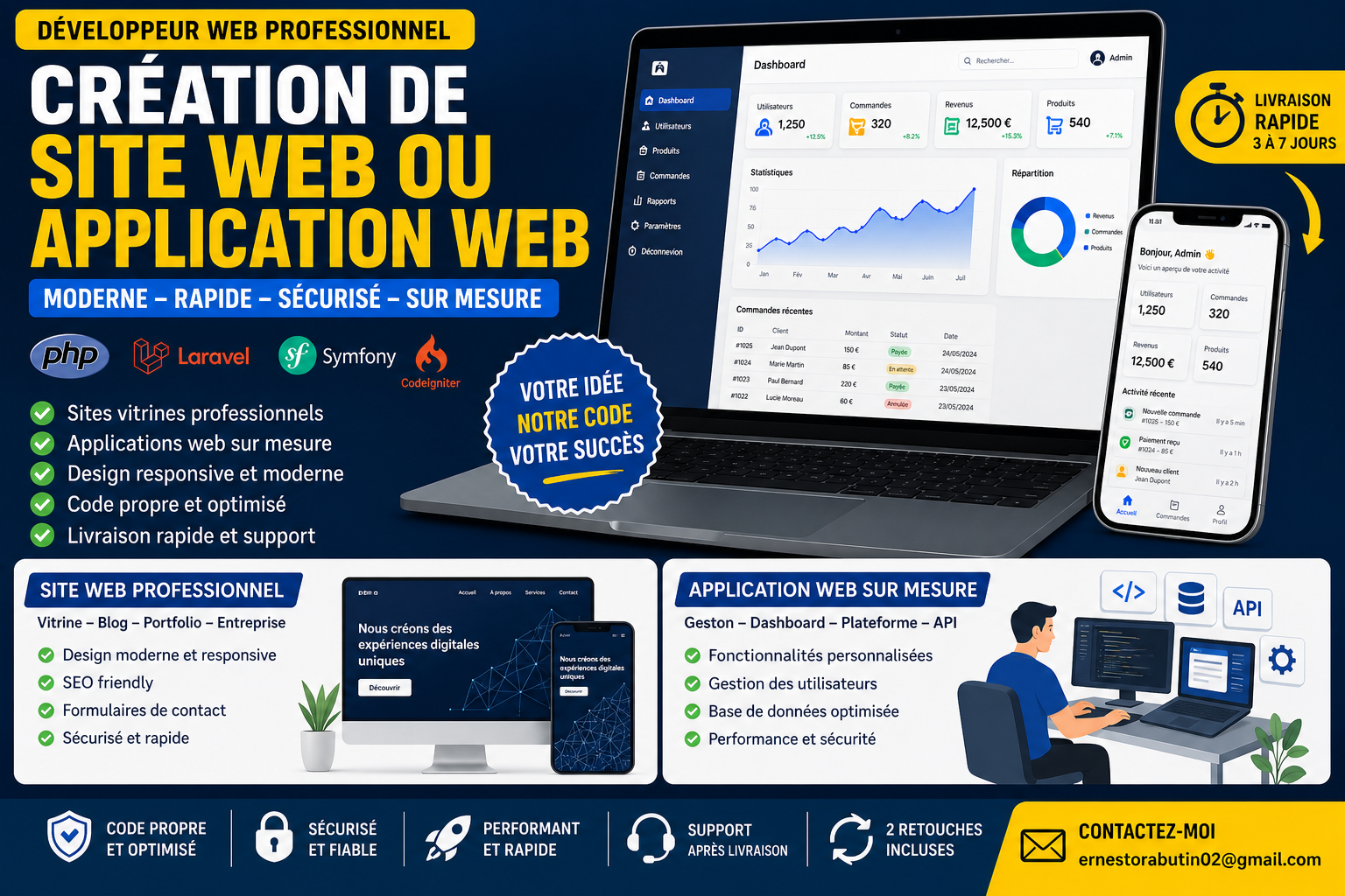 Développement  de site web
